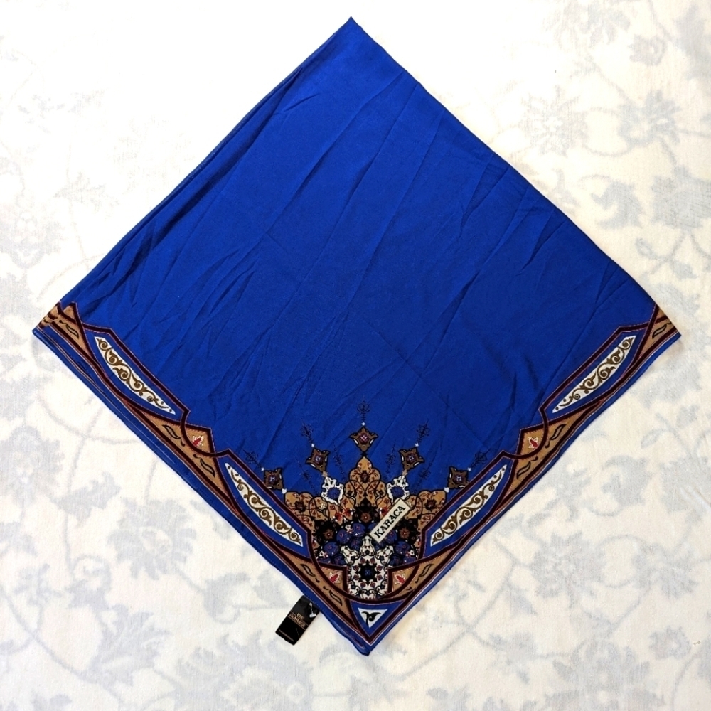 Karaca square scarf shawl from Turkey
